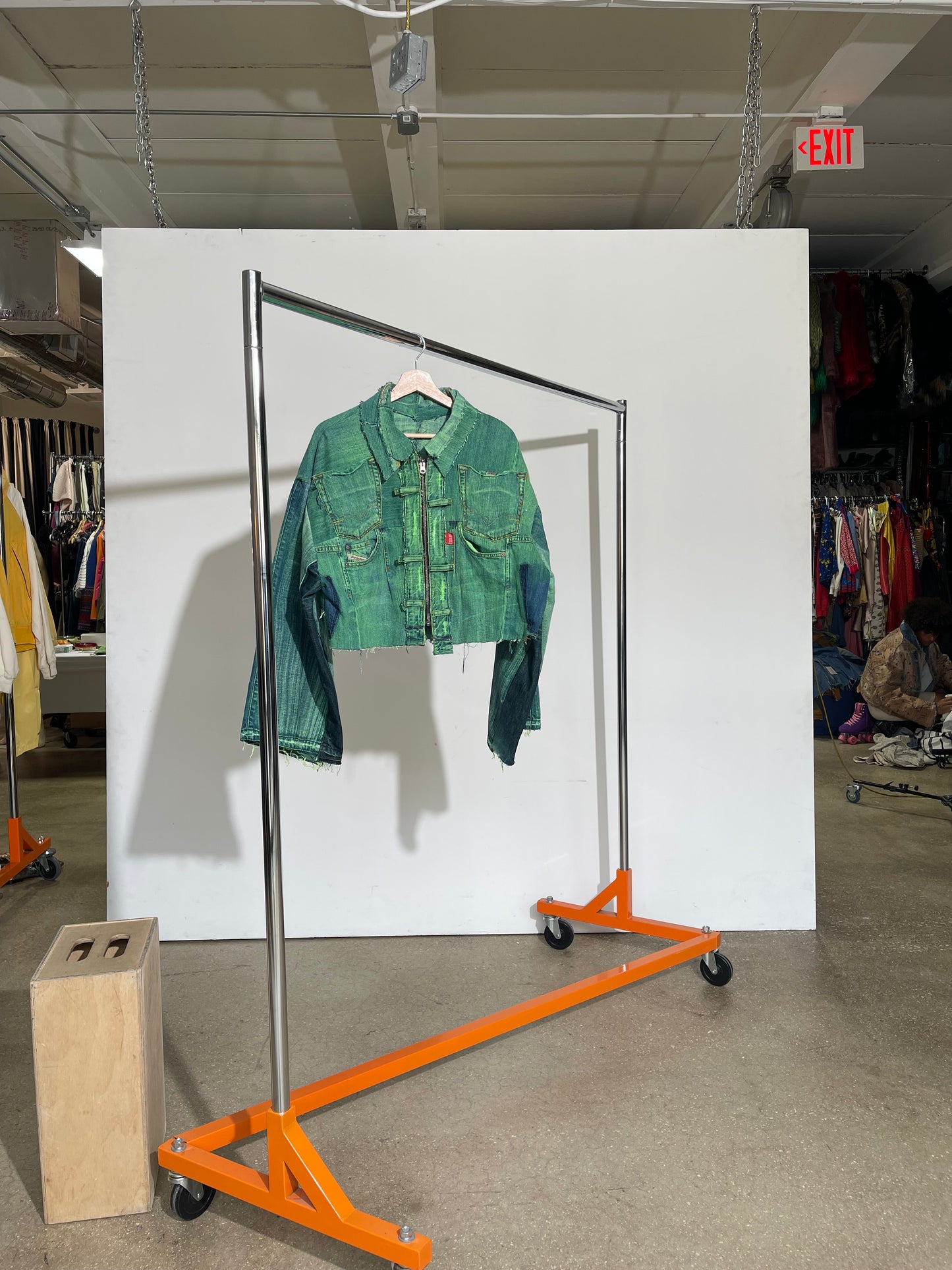 Cropped Green Diesel Jacket