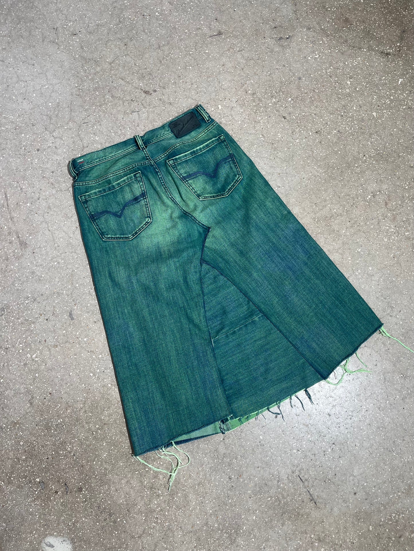 Green Diesel Maxi Skirt