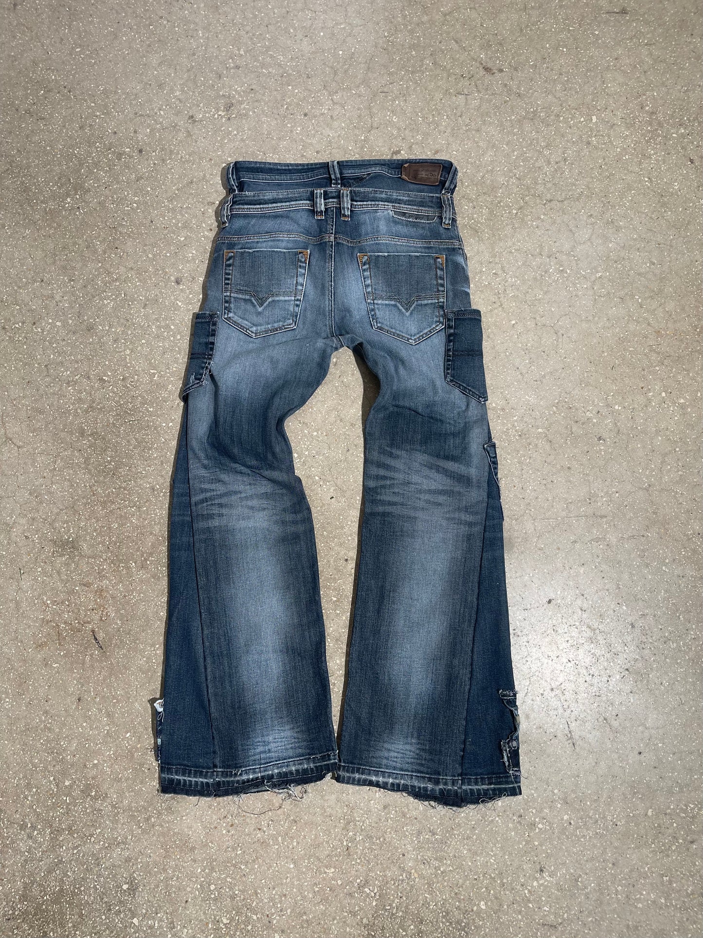 Double waist Diesel Pocket Flares