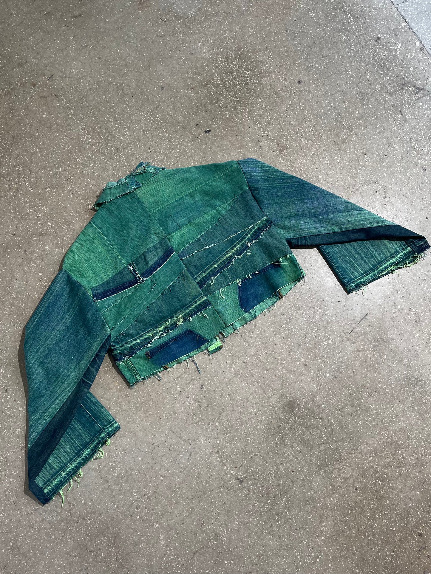 Cropped Green Diesel Jacket