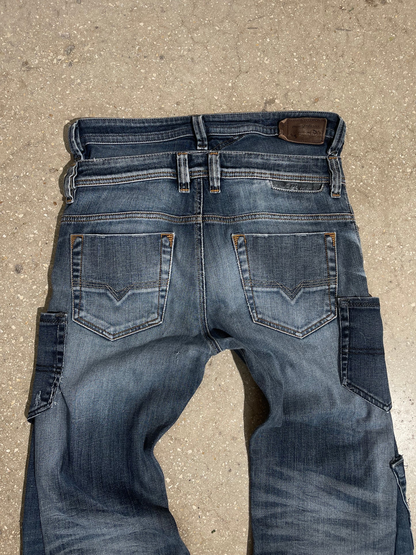 Double waist Diesel Pocket Flares