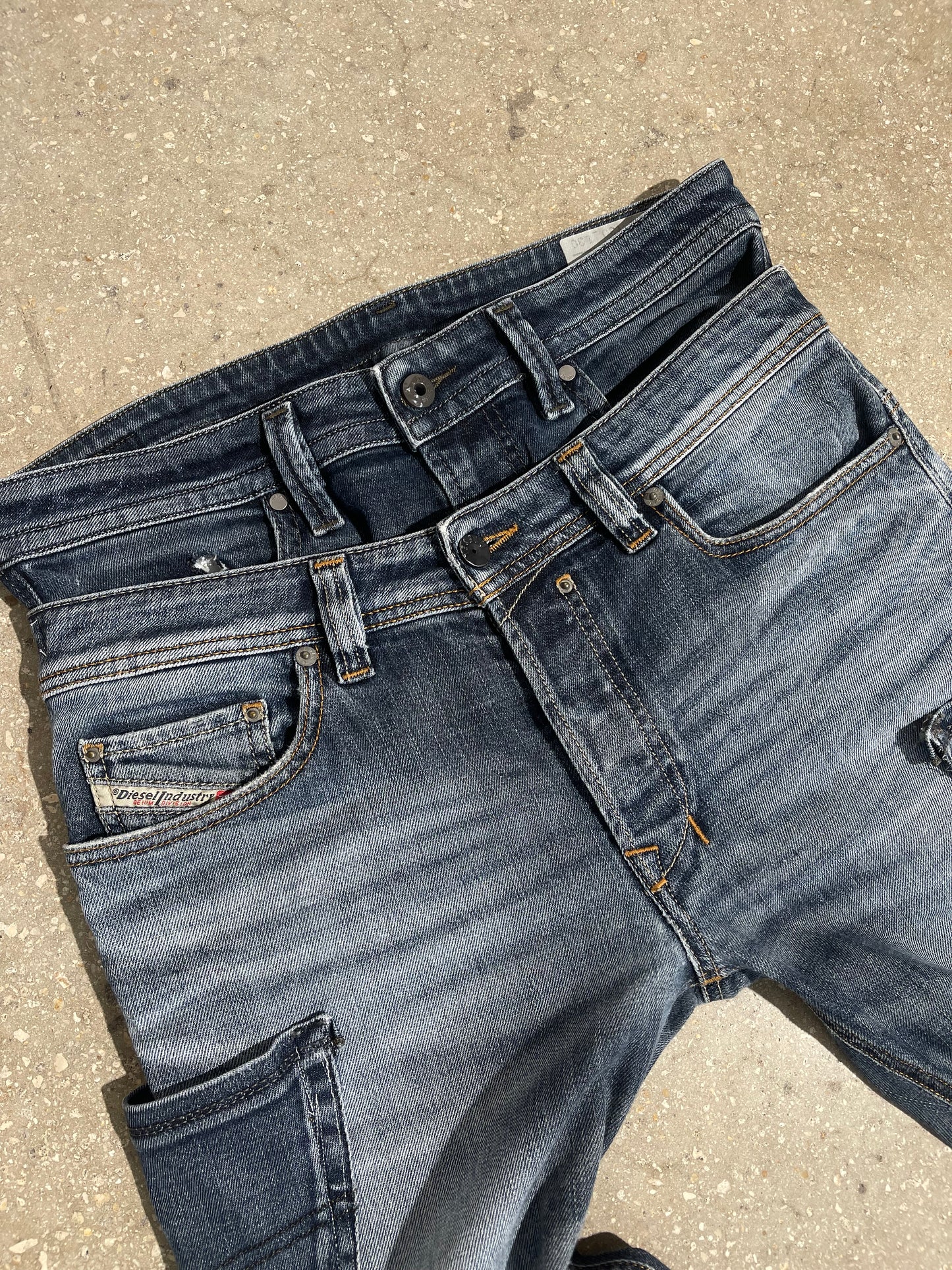 Double waist Diesel Pocket Flares